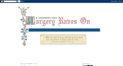 Desktop Screenshot of margeryraveson.com